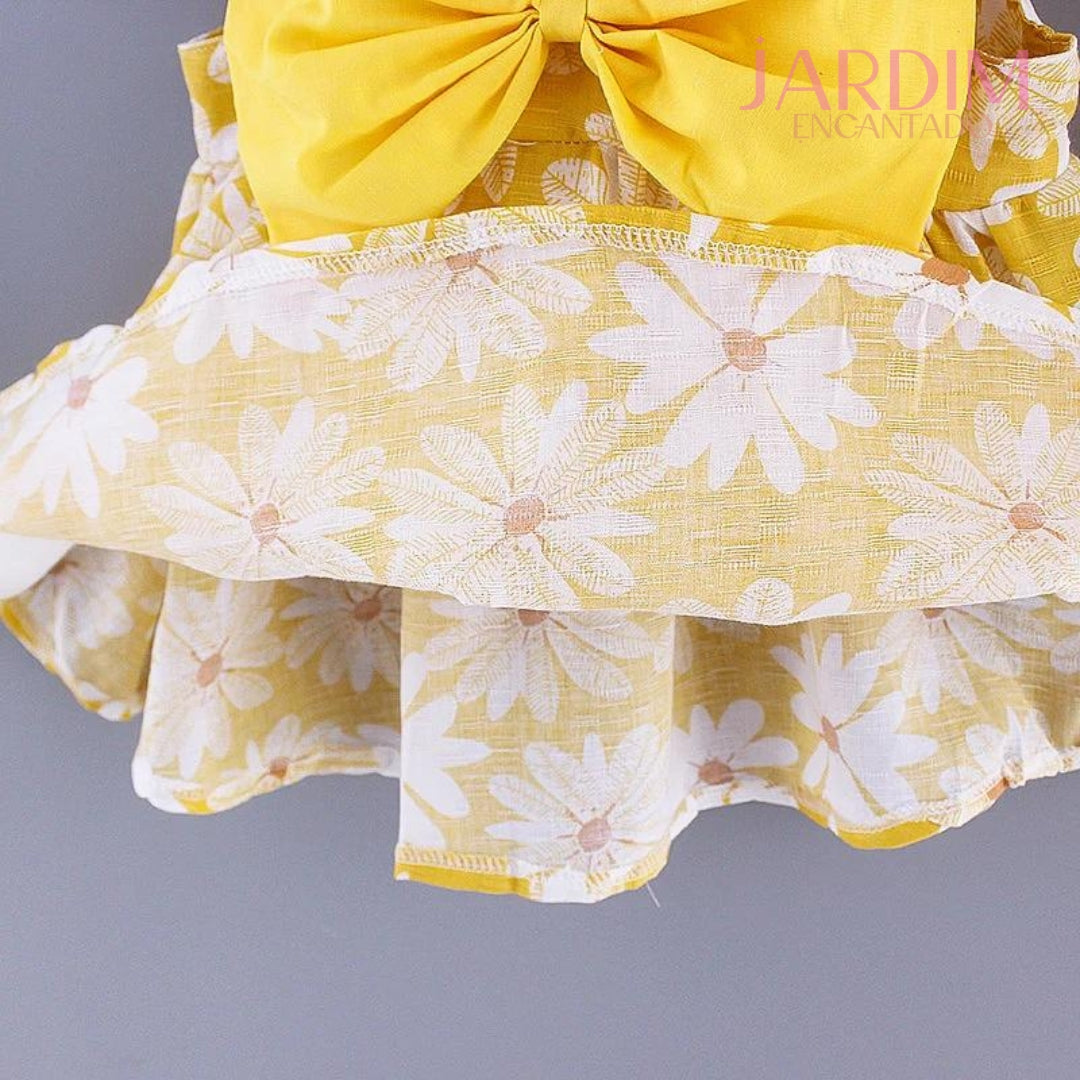vestido infantil floral vestido infantil com estampa de flores vestido meninas floral vestido feminino criança com flores vestido infantil algodão poliéster vestido de verão para meninas vestido infantil com chapéu vestido floral e chapéu infantil moda infantil verão roupa infantil flores e chapéu