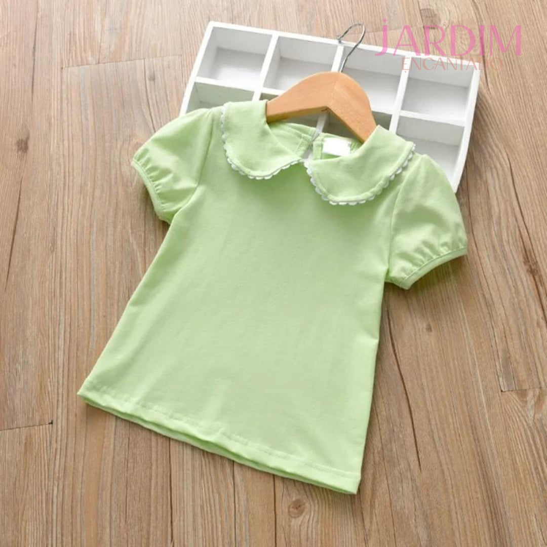 blusa feminina infantil" "blusa infantil com babadinho" "blusa algodão poliéster" "blusa com detalhes em babado" "blusa para meninas com babadinho" "blusa confortável para crianças" "blusa feminina infantil algodão" "blusa infantil moda" "blusa poliéster para meninas" "roupa infantil babadinho