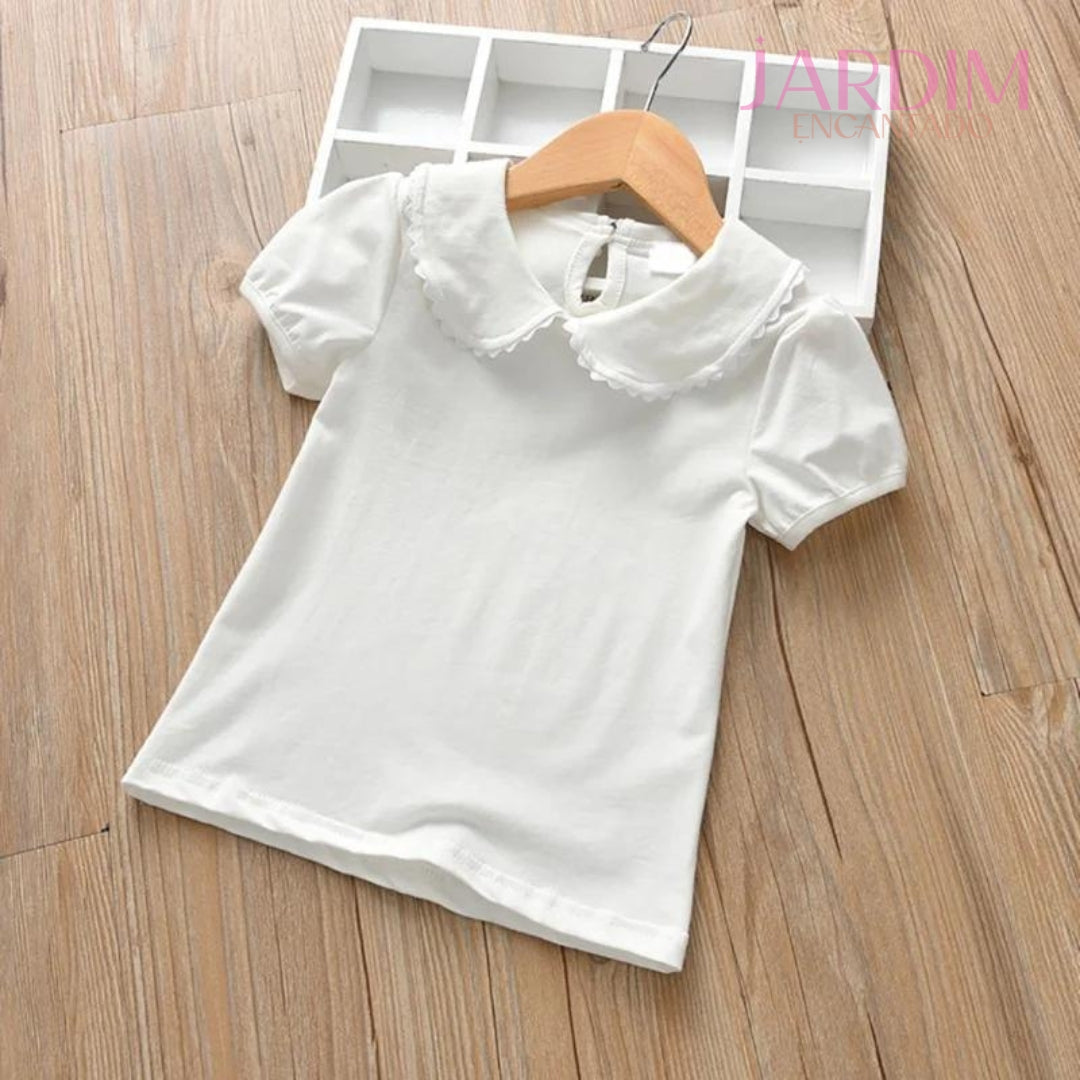 blusa feminina infantil" "blusa infantil com babadinho" "blusa algodão poliéster" "blusa com detalhes em babado" "blusa para meninas com babadinho" "blusa confortável para crianças" "blusa feminina infantil algodão" "blusa infantil moda" "blusa poliéster para meninas" "roupa infantil babadinho