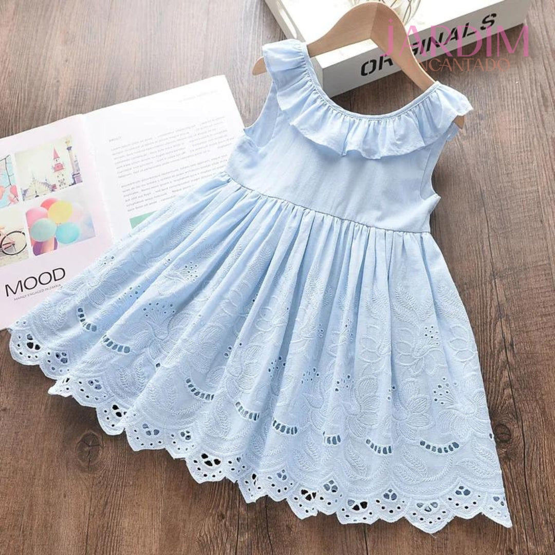 Vestido infantil feminino algodão poliéster Vestido com babadinho infantil Vestido feminino criança algodão poliéster Vestido infantil com babadinho Vestido infantil confortável algodão poliéster Vestido criança babadinho Vestido feminino bebê algodão poliéster Vestido infantil verão algodão poliéster Vestido feminino infantil leve com babado Vestido para menina algodão poliéster